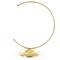 Crescent Moon Gold Metal Ornament Display Stand 8.8 Inches (Poland)